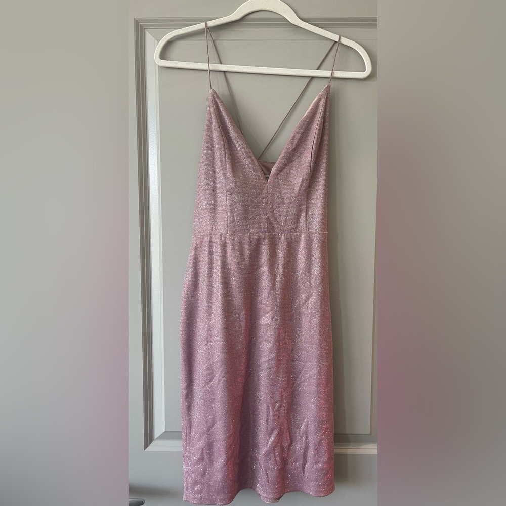 NWT Charlotte Russe sparkly bodycon dress